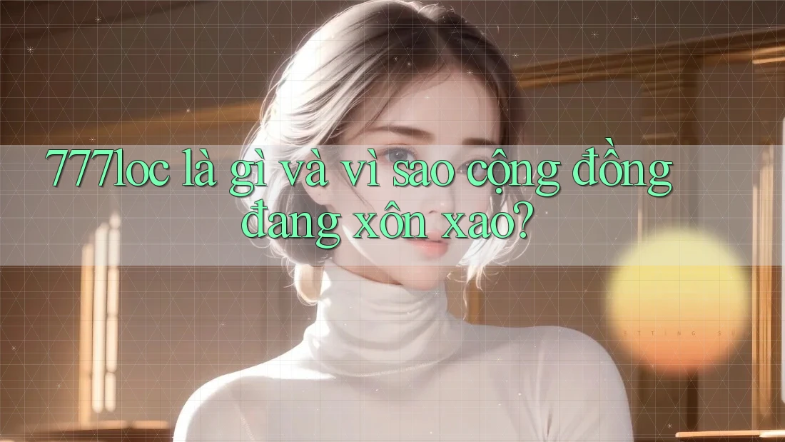 777loc là gì và vì sao cộng đồng đang xôn xao? 777loc là gì và vì sao cộng đồng đang xôn xao?