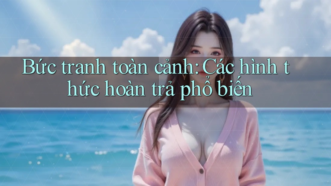 Bức tranh toàn cảnh: Các hình thức hoàn trả phổ biến Bức tranh toàn cảnh: Các hình thức hoàn trả phổ biến