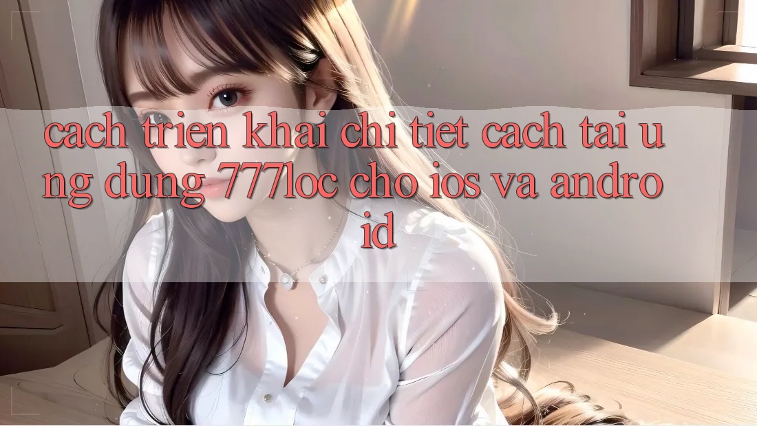 Cách triển khai Chi Tiết Cách Tải Ứng Dụng 777loc Cho iOS Và Android
