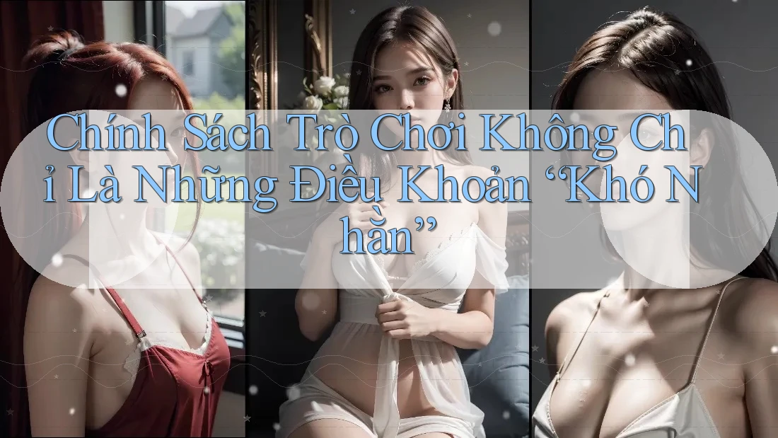 Chính Sách Trò Chơi Không Chỉ Là Những Điều Khoản “Khó Nhằn” Chính Sách Trò Chơi Không Chỉ Là Những Điều Khoản “Khó Nhằn”