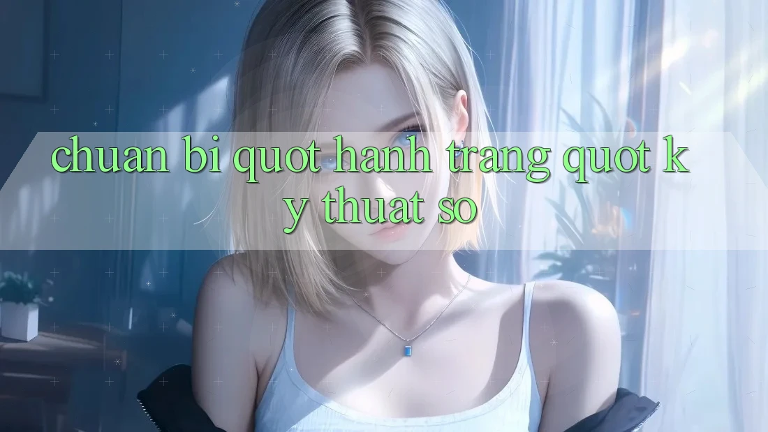 Chuẩn Bị " Hành Trang" Kỹ Thuật Số Chuẩn Bị " Hành Trang" Kỹ Thuật Số
