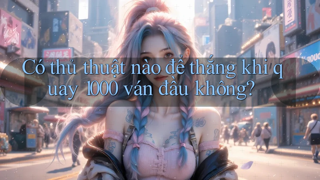 Có thủ thuật nào để thắng khi quay 1000 ván đầu không? Có thủ thuật nào để thắng khi quay 1000 ván đầu không?
