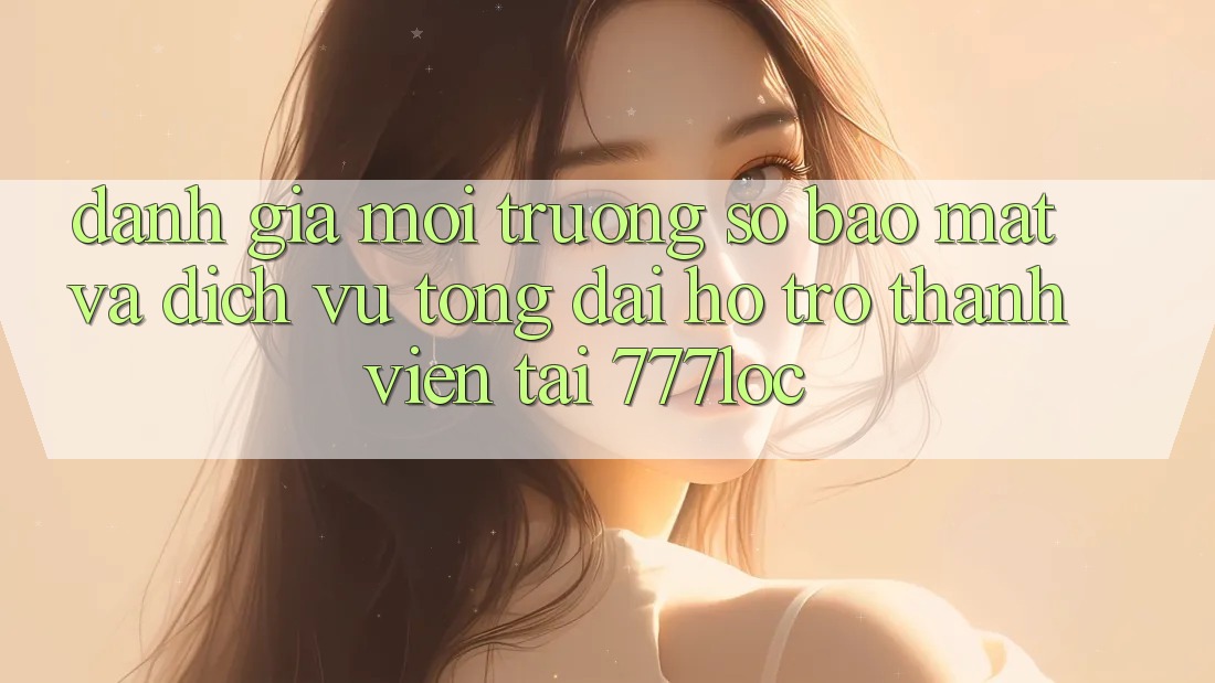 Đánh Giá Môi trường số Bảo Mật Và Dịch Vụ Tổng đài hỗ trợ Thành viên Tại 777loc Đánh Giá Môi trường số Bảo Mật Và Dịch Vụ Tổng đài hỗ trợ Thành viên Tại 777loc