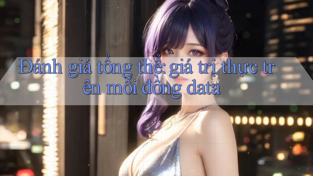 Đánh giá tổng thể: giá trị thực trên mỗi đồng data Đánh giá tổng thể: giá trị thực trên mỗi đồng data