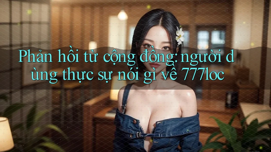 Phản hồi từ cộng đồng: người dùng thực sự nói gì về 777loc