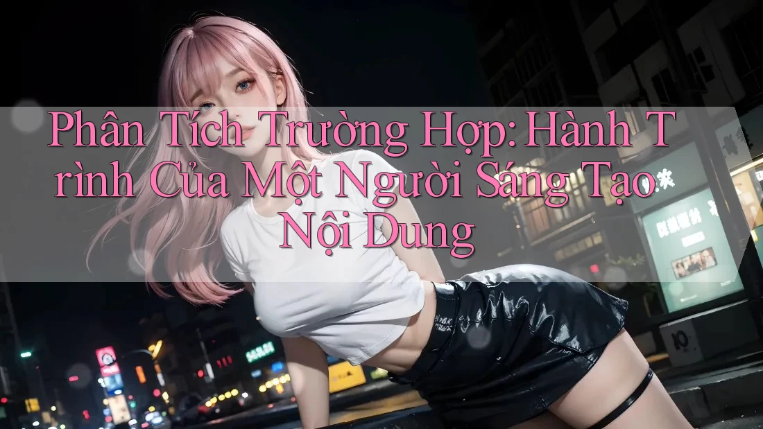 Phân Tích Trường Hợp: Hành Trình Của Một Người Sáng Tạo Nội Dung Phân Tích Trường Hợp: Hành Trình Của Một Người Sáng Tạo Nội Dung