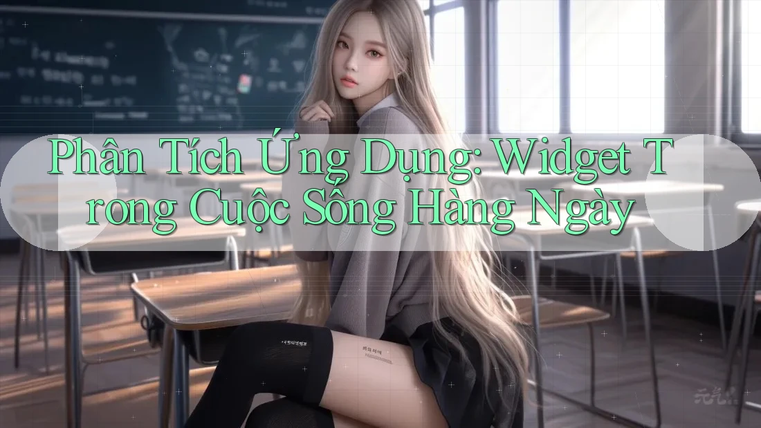 Phân Tích Ứng Dụng: Widget Trong Cuộc Sống Hàng Ngày