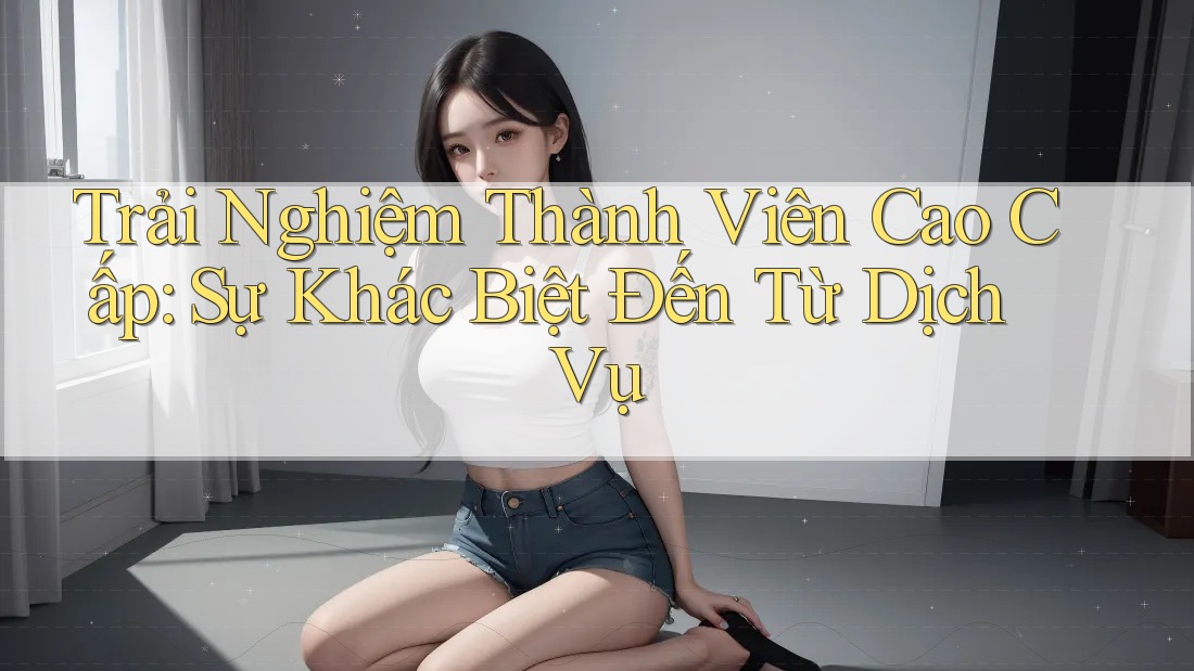 Trải Nghiệm Thành Viên Cao Cấp: Sự Khác Biệt Đến Từ Dịch Vụ Trải Nghiệm Thành Viên Cao Cấp: Sự Khác Biệt Đến Từ Dịch Vụ