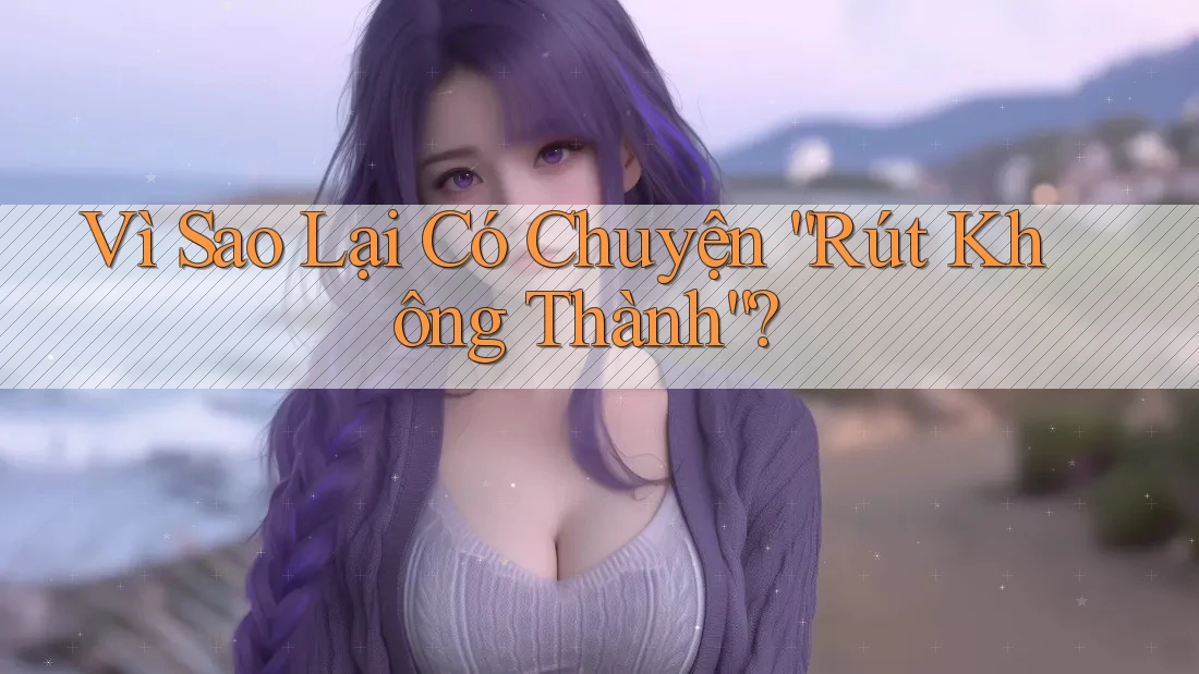 Vì Sao Lại Có Chuyện “Rút Không Thành”? Vì Sao Lại Có Chuyện “Rút Không Thành”?